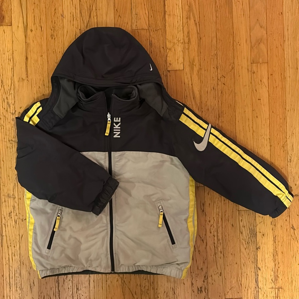 Nike Youth Fleece Lined Winter Coat (Reversible)